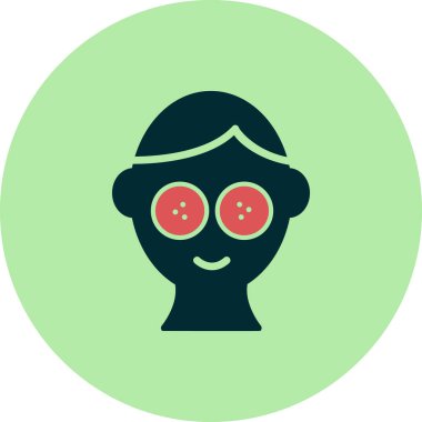 avatar. Web simgesi basit illüstrasyon