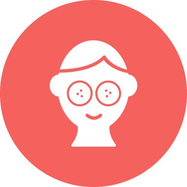 avatar vektör düz simge