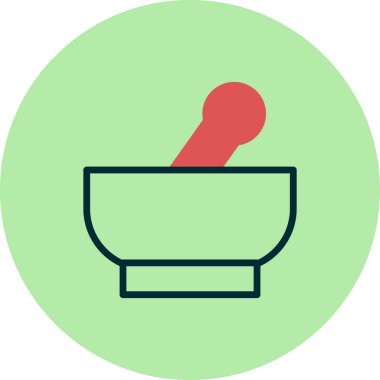 Havan Simgesi Vektör İllüstrasyon Logo Şablonu 