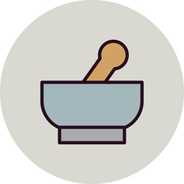 Havan Simgesi Vektör İllüstrasyon Logo Şablonu 