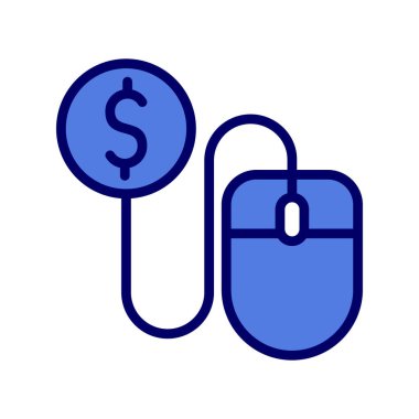  Fare tıklama simgesi vektör illüstrasyonu