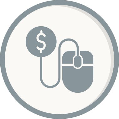  Fare tıklama simgesi vektör illüstrasyonu