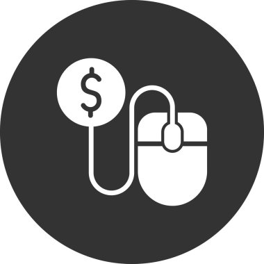  Fare tıklama simgesi vektör illüstrasyonu