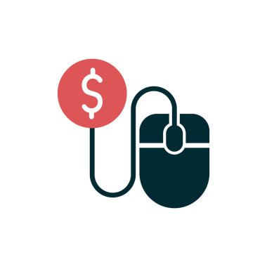  Fare tıklama simgesi vektör illüstrasyonu