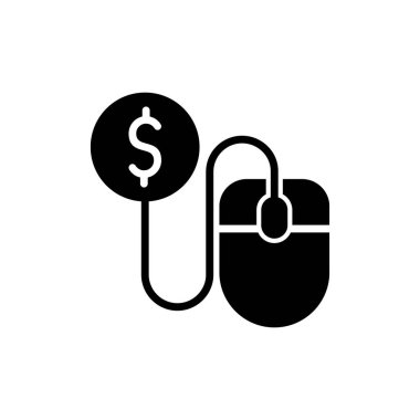  Fare tıklama simgesi vektör illüstrasyonu