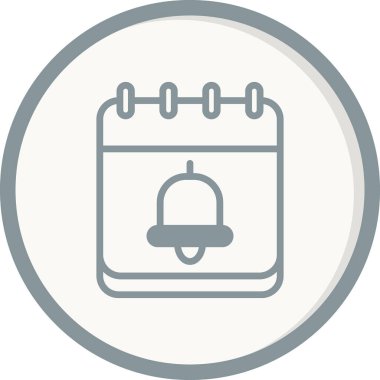 bildirim simgesi vektör illüstrasyonu