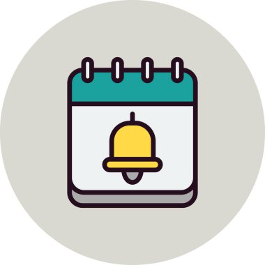 bildirim simgesi vektör illüstrasyonu