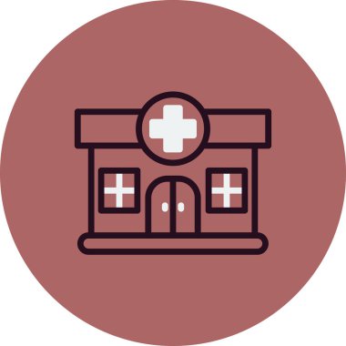 eczane simge vektör çizim