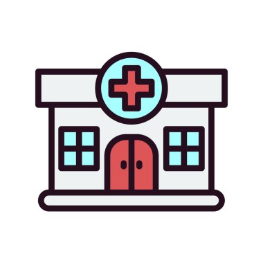 eczane simge vektör çizim