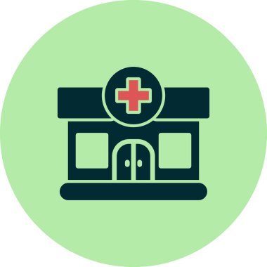 eczane simge vektör çizim