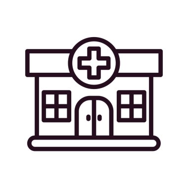 eczane simge vektör çizim