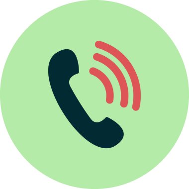 Telefon alıcısı vektör resimleme tasarımı