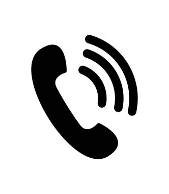 Telefon alıcısı vektör resimleme tasarımı