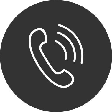 Telefon alıcısı vektör resimleme tasarımı