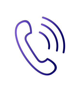 Telefon alıcısı vektör resimleme tasarımı