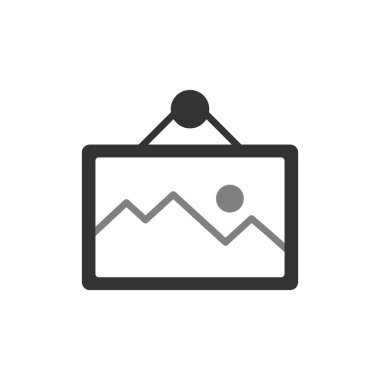 resim simgesi vektör illüstrasyonu