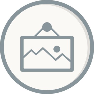 resim simgesi vektör illüstrasyonu