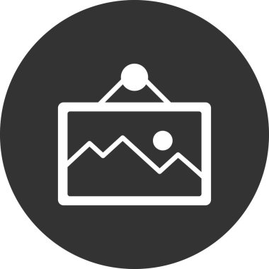 resim simgesi vektör illüstrasyonu