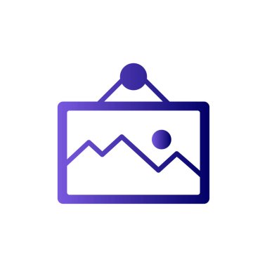 resim simgesi vektör illüstrasyonu