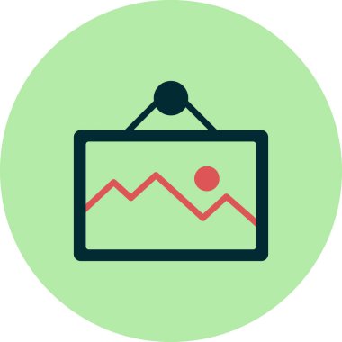 resim simgesi vektör illüstrasyonu