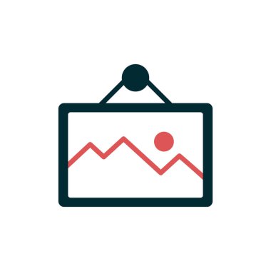 resim simgesi vektör illüstrasyonu