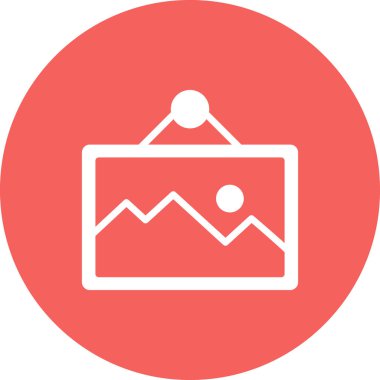 resim simgesi vektör illüstrasyonu