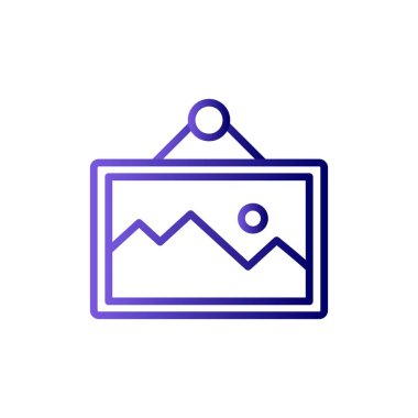 resim simgesi vektör illüstrasyonu