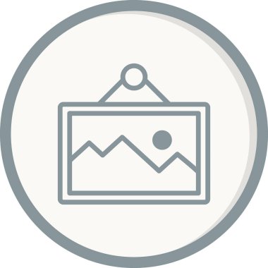 resim simgesi vektör illüstrasyonu