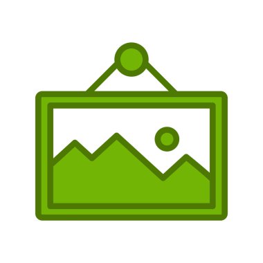 resim simgesi vektör illüstrasyonu