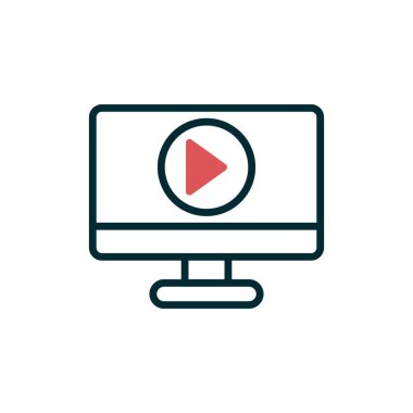 Oynatma düğmesi vektör çizimi