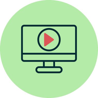 Oynatma düğmesi vektör çizimi