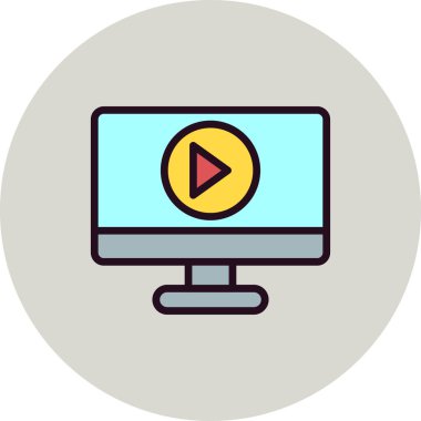 Oynatma düğmesi vektör çizimi