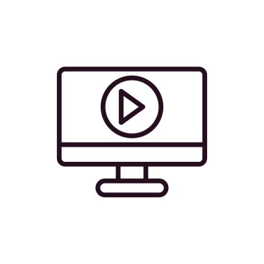 Oynatma düğmesi vektör çizimi