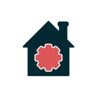 ev simgesi vektör illüstrasyonu