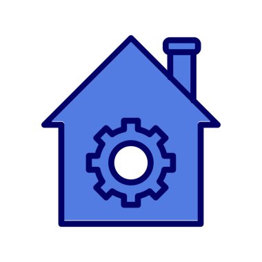 ev simgesi vektör illüstrasyonu