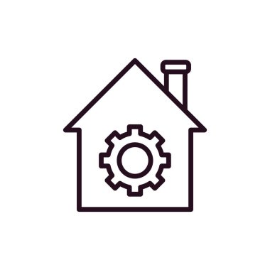 ev simgesi vektör illüstrasyonu