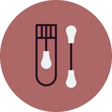 Pamuk Temizleme basit simge, vektör illüstrasyonu