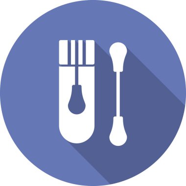 Pamuk Temizleme basit simge, vektör illüstrasyonu