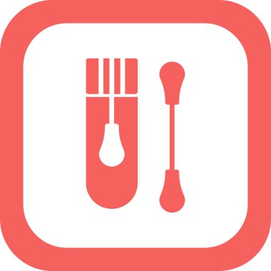 Pamuk Temizleme basit simge, vektör illüstrasyonu