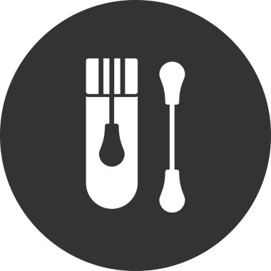 Pamuk Temizleme basit simge, vektör illüstrasyonu