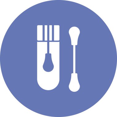 Pamuk Temizleme basit simge, vektör illüstrasyonu