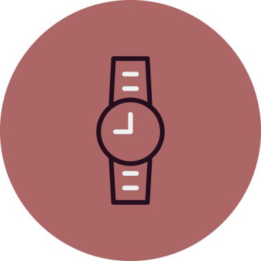 Kol saati. Web simgesi basit tasarım