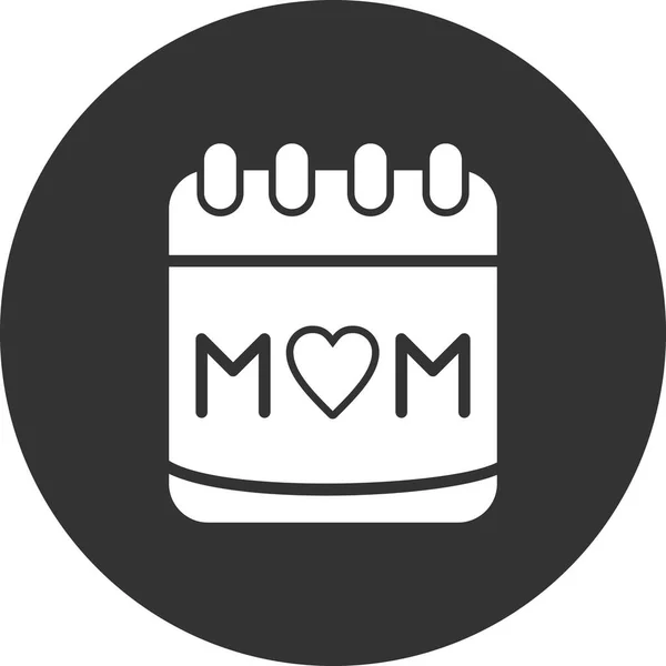 Ícone Dia Das Mães Ilustração Vetorial —  Vetores de Stock