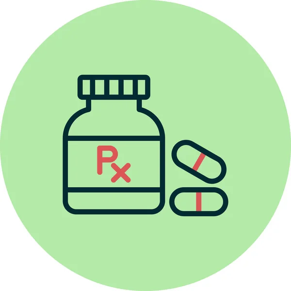 Ilustração Vetorial Medicina Ícone Moderno —  Vetores de Stock