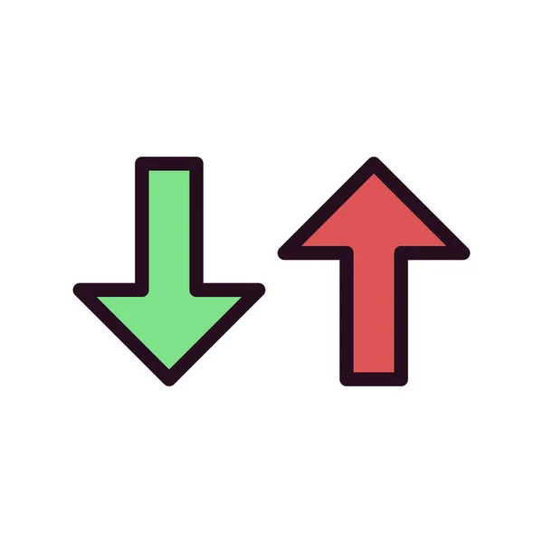Pfeil Symbol Vektor Illustration — Stockvektor
