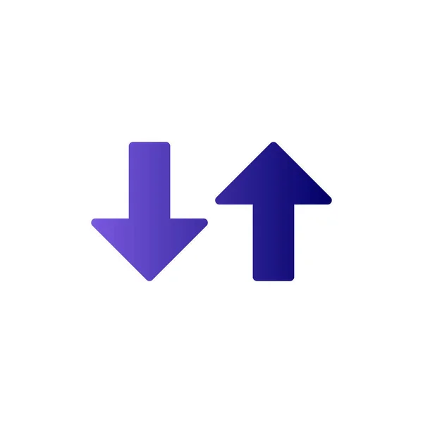 Arrows Icon Vector Illustration — Stock Vector