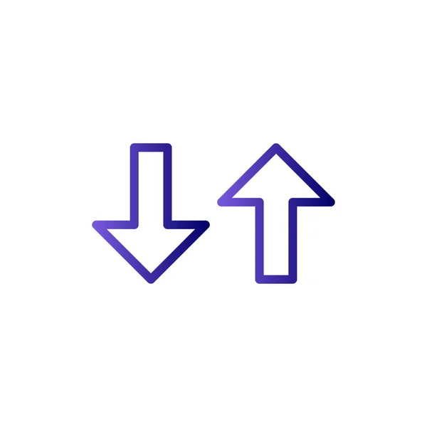 Illustrazione Vettoriale Icona Delle Frecce — Vettoriale Stock