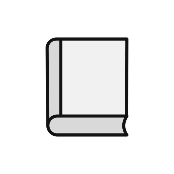 Book Icon Flat Vector Illustration Design — Image vectorielle