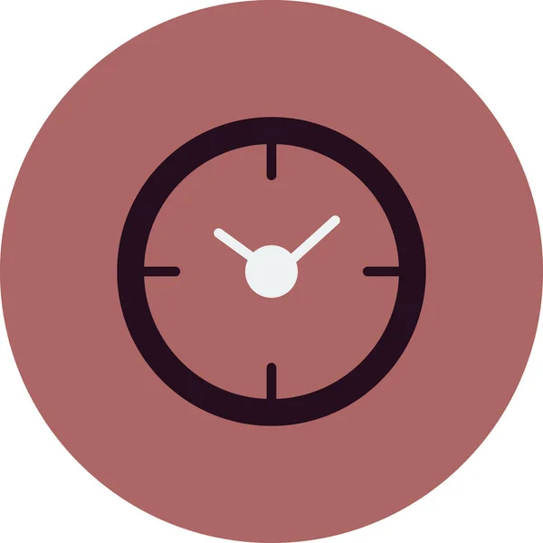 Vector Illustration Clock Icon — Stock Vector