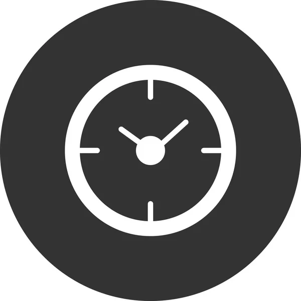 Vector Illustration Clock Icon — Stock Vector